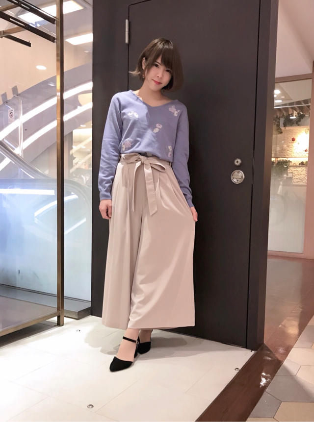 飛び刺繍ニット♡