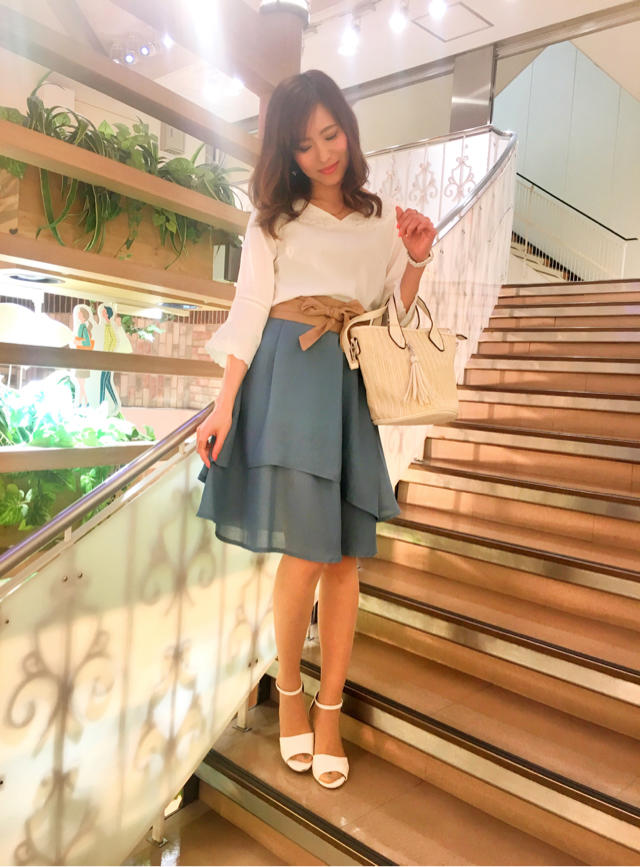 今季トレンド♡サッシュベルトcodeしてみました♪♪