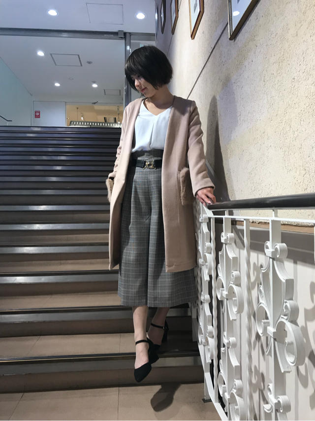 ファー付きコーディガン♡