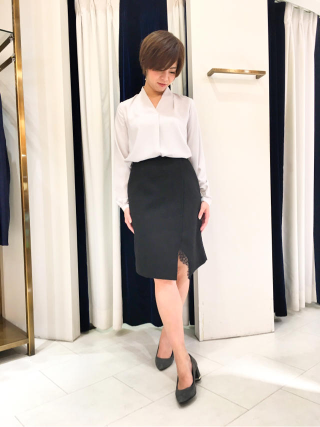 新作☆レーススカート