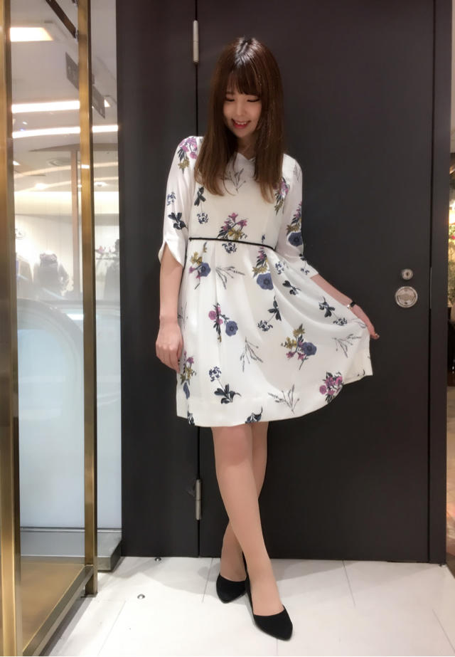 New♡♡フラワープリントワンピース♪WポイントDay☆☆