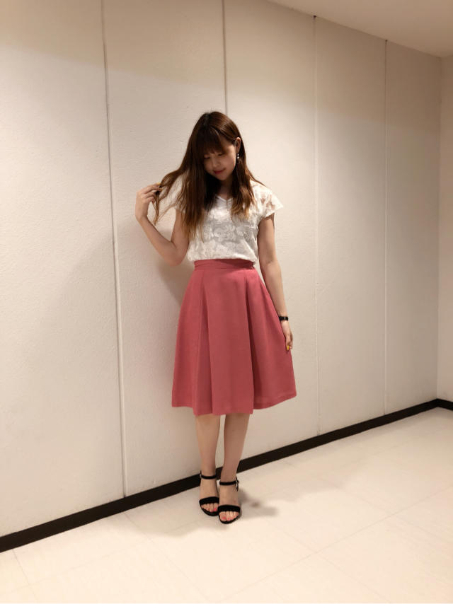 ブラック完売→再入荷♡♡チュール刺繍トップス♪