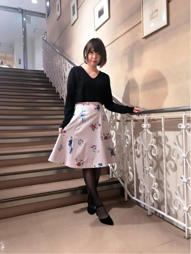 再入荷♡大人気花柄スカート♡