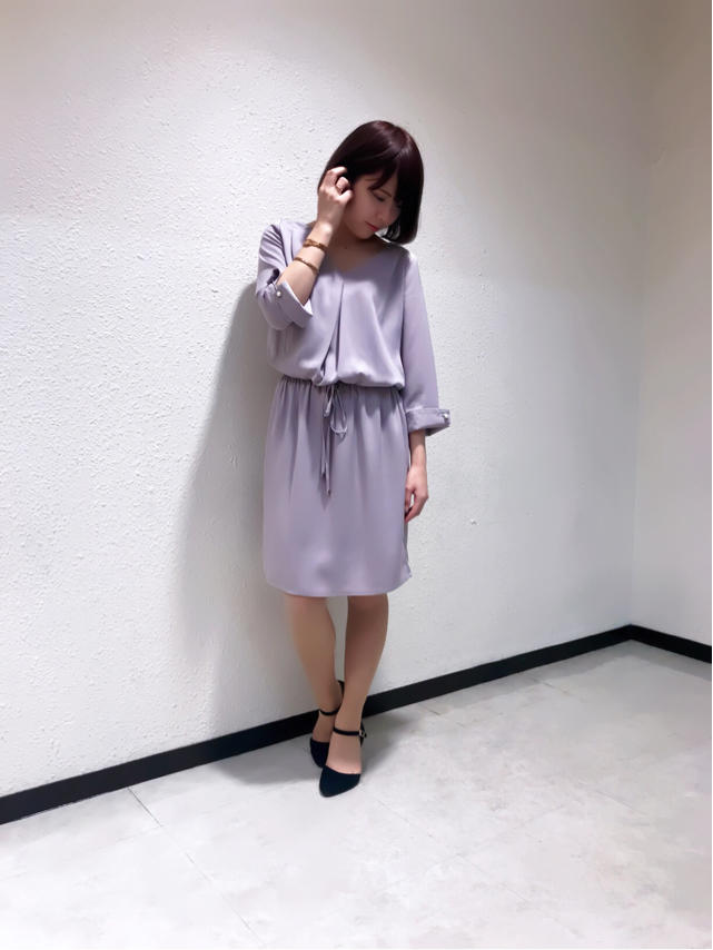 綺麗め！だけど楽チンワンピ♡