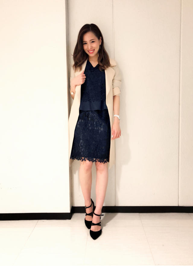 レースのセットアップで着まわし美人♡春のお出かけコーデ♪