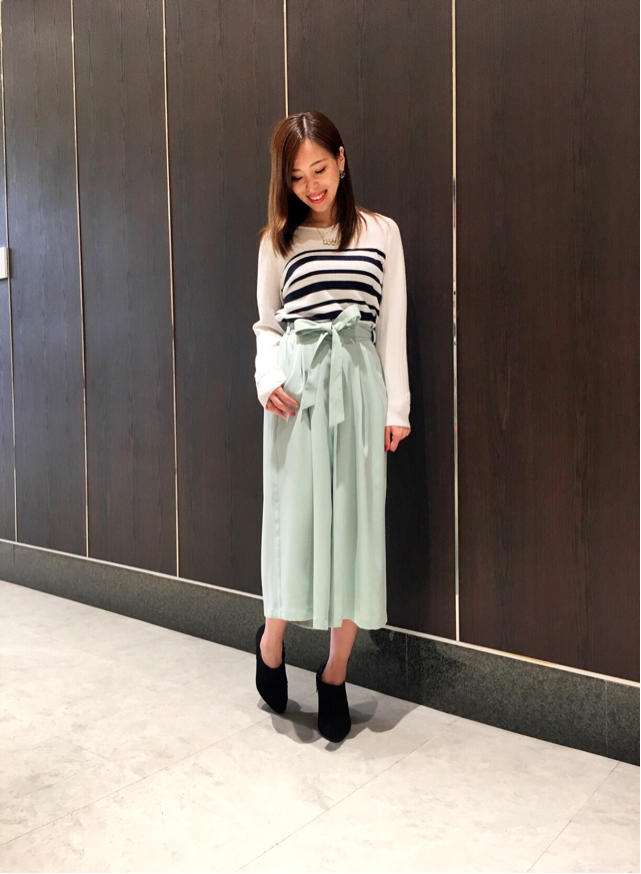 冬でもライトカラーで明るさプラス♡