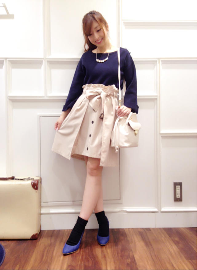 ドロップショルダーでゆるっと♡