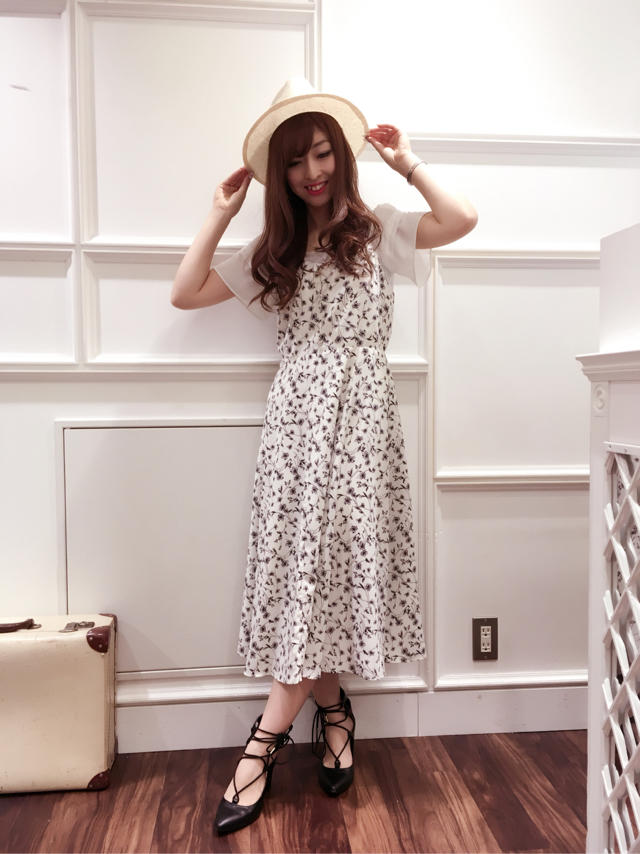 店頭コーデとnewハット♡
