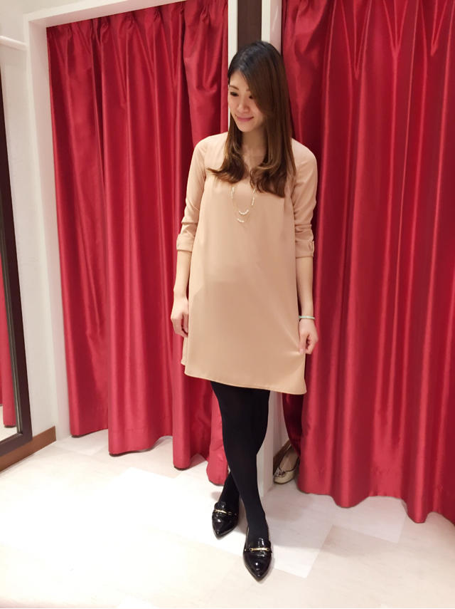 ふんわりシルエットのワンピース☆