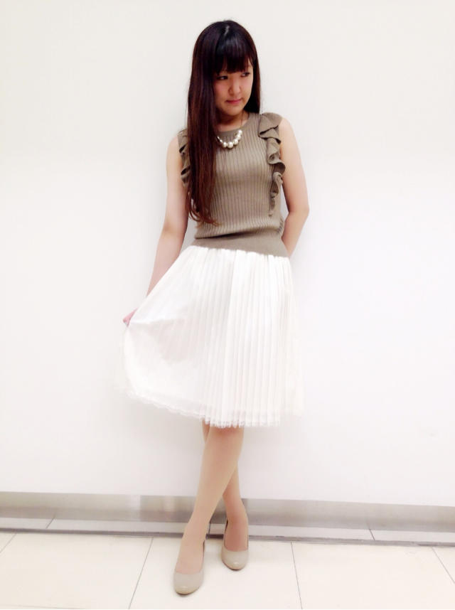 ♡ラッフルスリーブでキラキラ♡