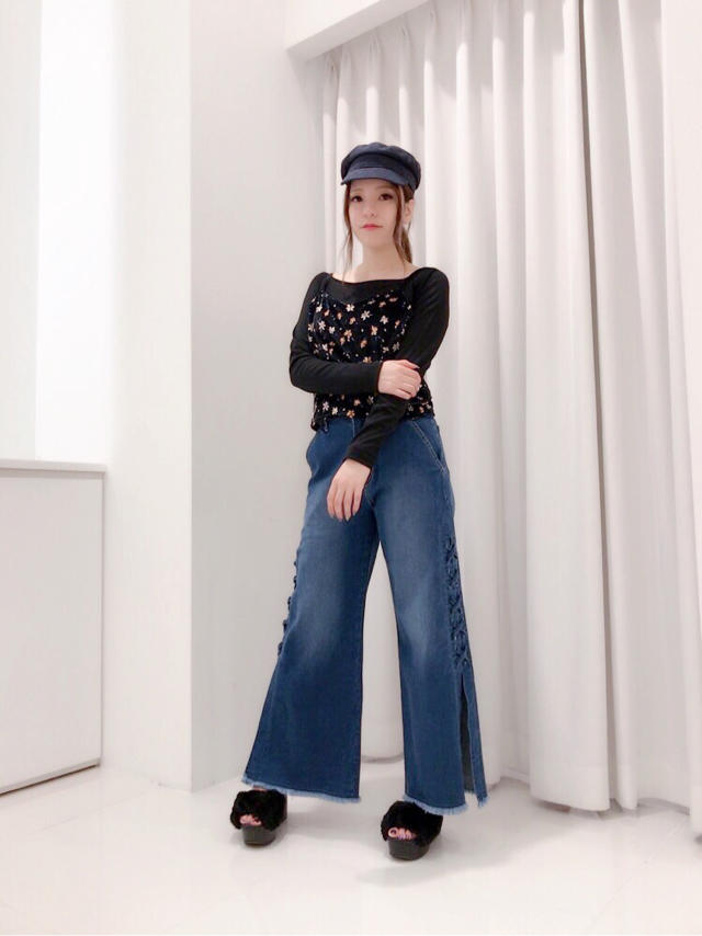 新作♡ベロアビスチェインナーset♡りな