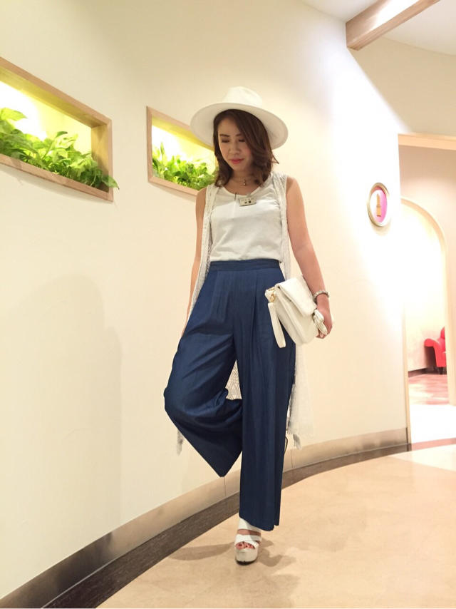 幾何学柄トップス♡まいこ