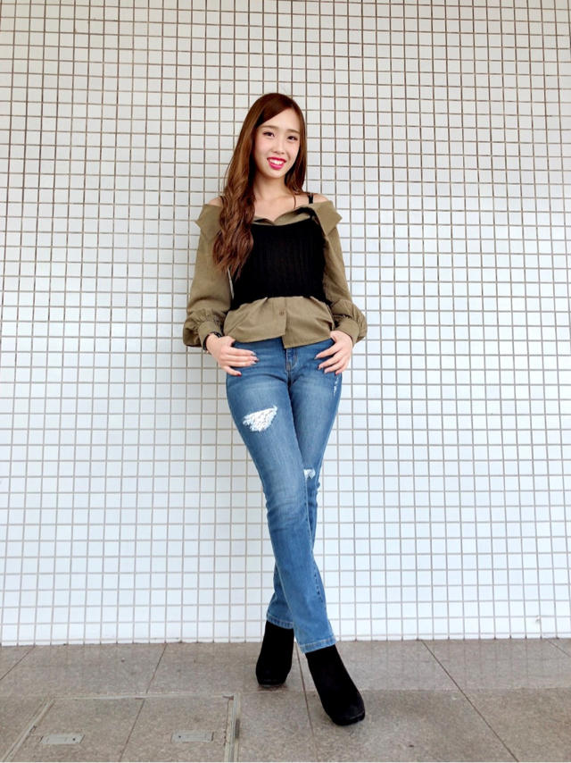 トレンド感満載◎♡着回しも出来るオフショルブラウス♡ゆか