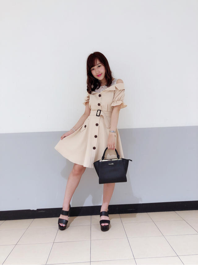 再入荷!!大人気レイヤード風トレンチOP♡♡かなこ