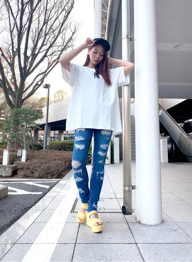 KANGOLコラボのBIGTシャツ( ´⚰︎` )りさ