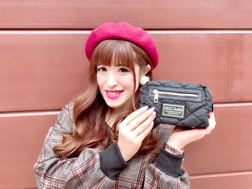 収納力抜群!!キルティングポーチ♡♡かなこ