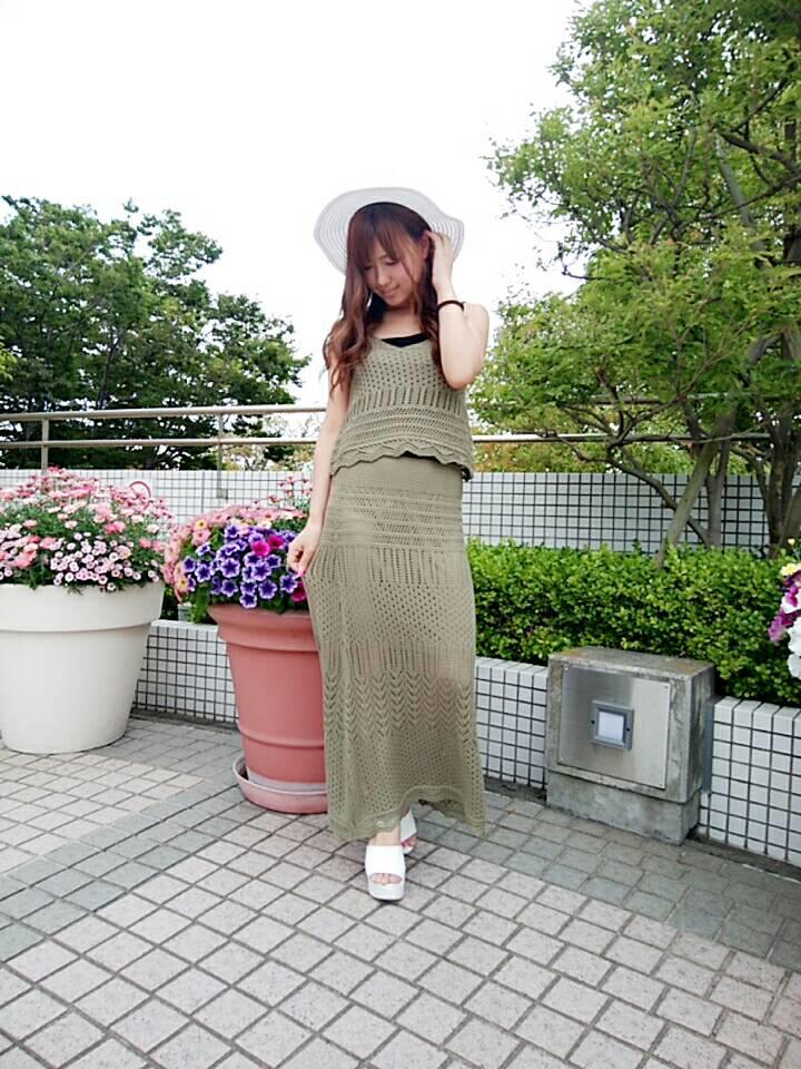 かぎ編みニットでsexy＋cuteに♡ゆか