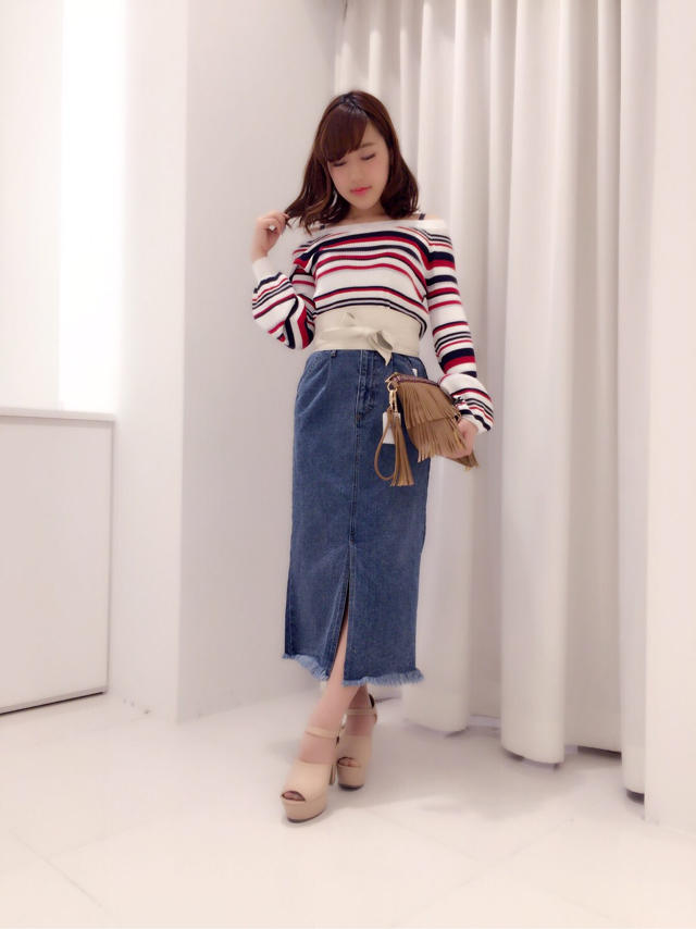 ♡トレンド×フリンジデニム♡ひろ