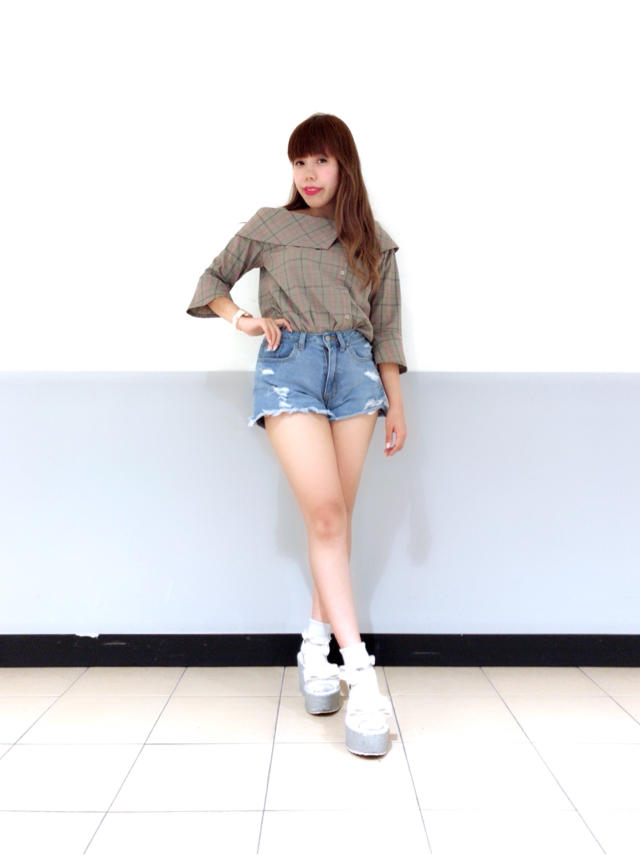 着回し力◎トレンド感溢れるチェックシャツ♡なつみ