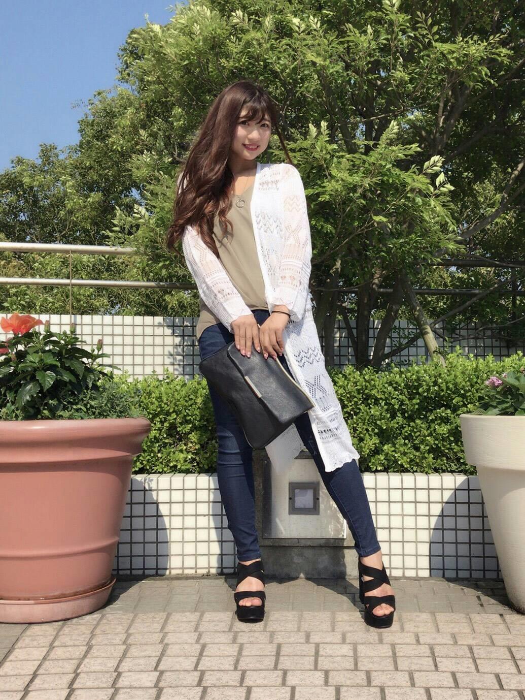 夏でも涼しく爽やかなノースリTOPS♡ゆか