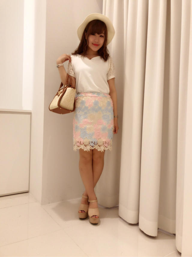 新作花柄レースタイトSK♡かなこ