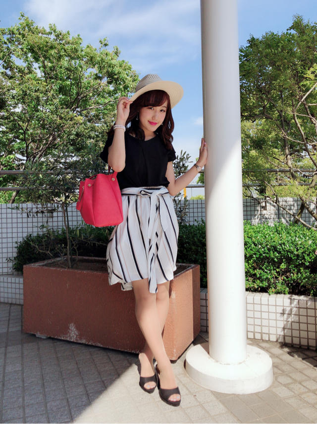 ベルト付きイレヘムskirt♡♡かなこ