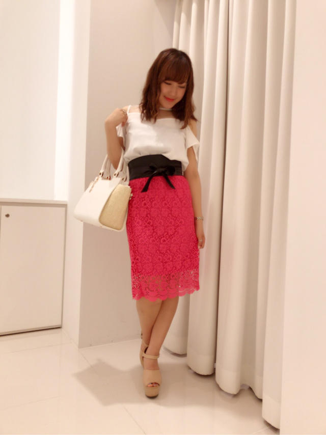エレガンスに♪レースタイトスカート♡かなこ