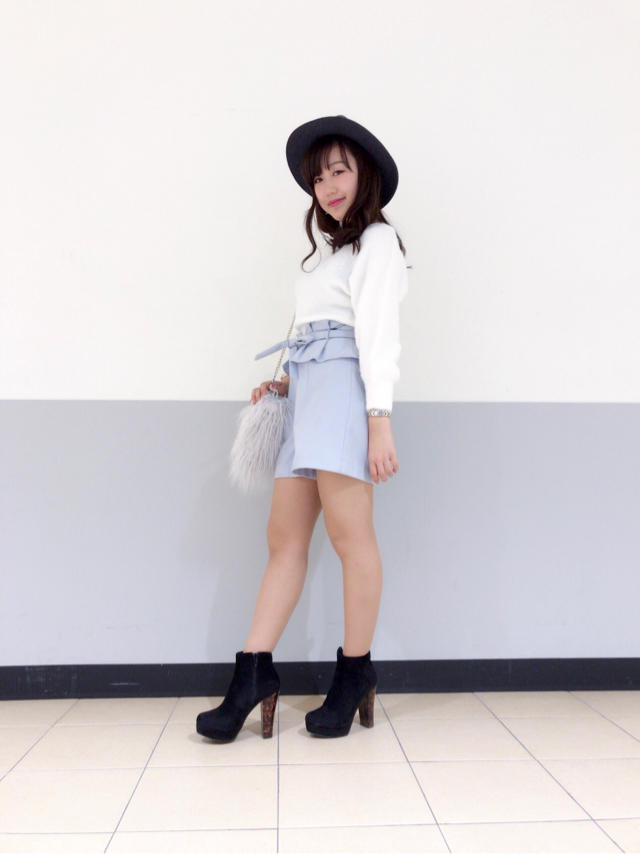 saleで激安プライス!!ウエストリボンキュロット♡かなこ