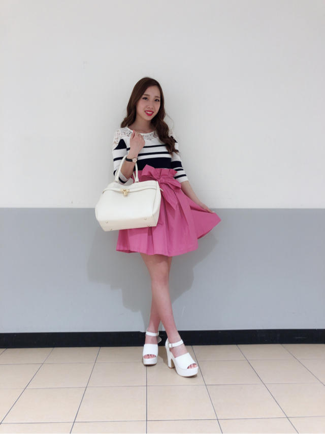 春のお出かけにピッタリ♡大人フェミニンコーデ♡ Risa