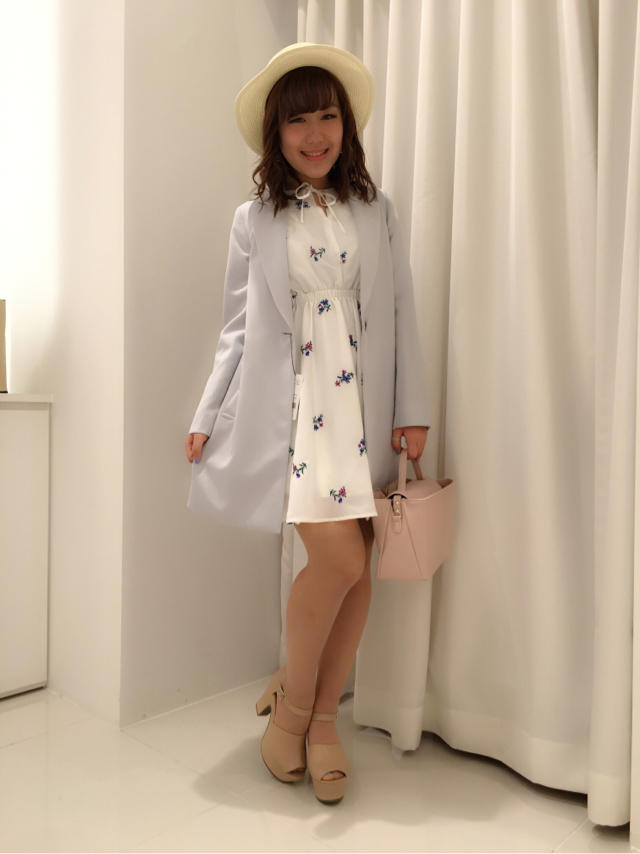 春らしく♡ショールカラーJK♡かなこ