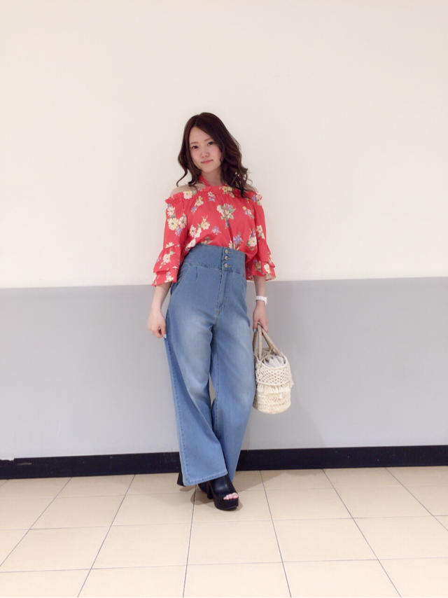 ハイウエスト♡サスペンダーワイド♡ひなこ