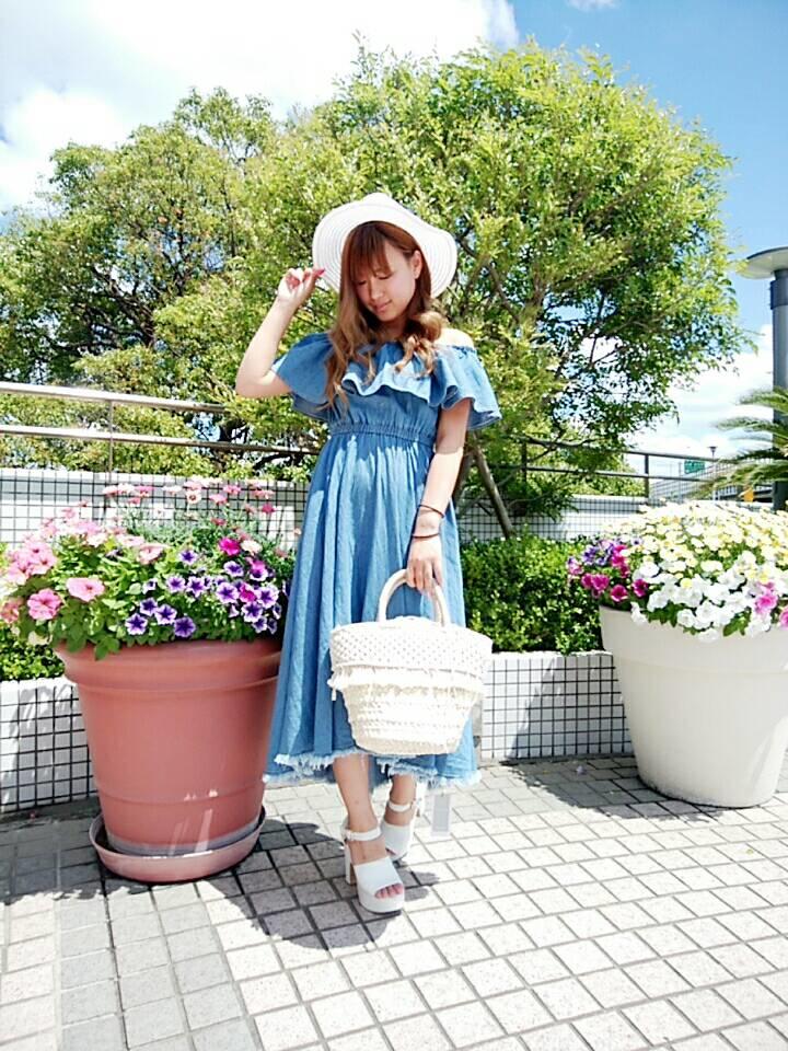 ☆ViViコラボ☆夏感たっぷりワンピース♡ゆか