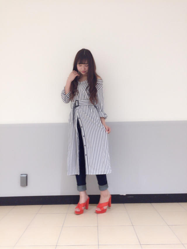 再入荷♡大人気ロングシャツ♡ひなこ