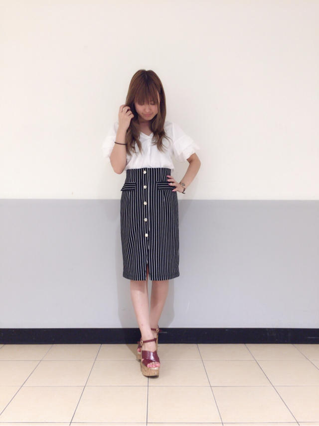 ストライプ♡ペンシルスカート♡ひなこ