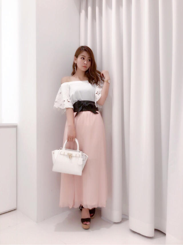 デートにぴったり♥オフショルコーデ♥♥はるか