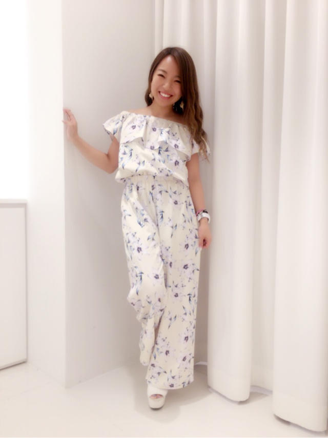 あの大人気な花柄オールインワン再入荷♡みゆう