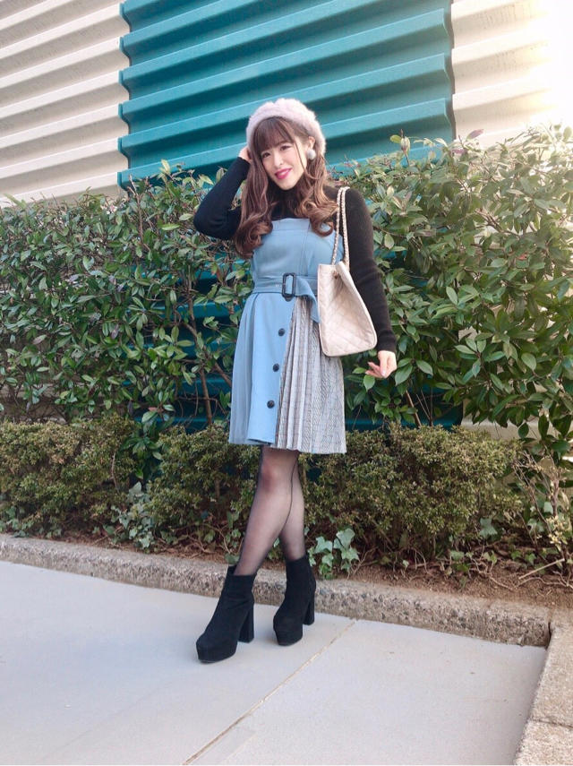 ららぽーと店で大人気♡ドッキングフレアワンピースପ(⑅︎ˊᵕˋ⑅︎)ଓりさ