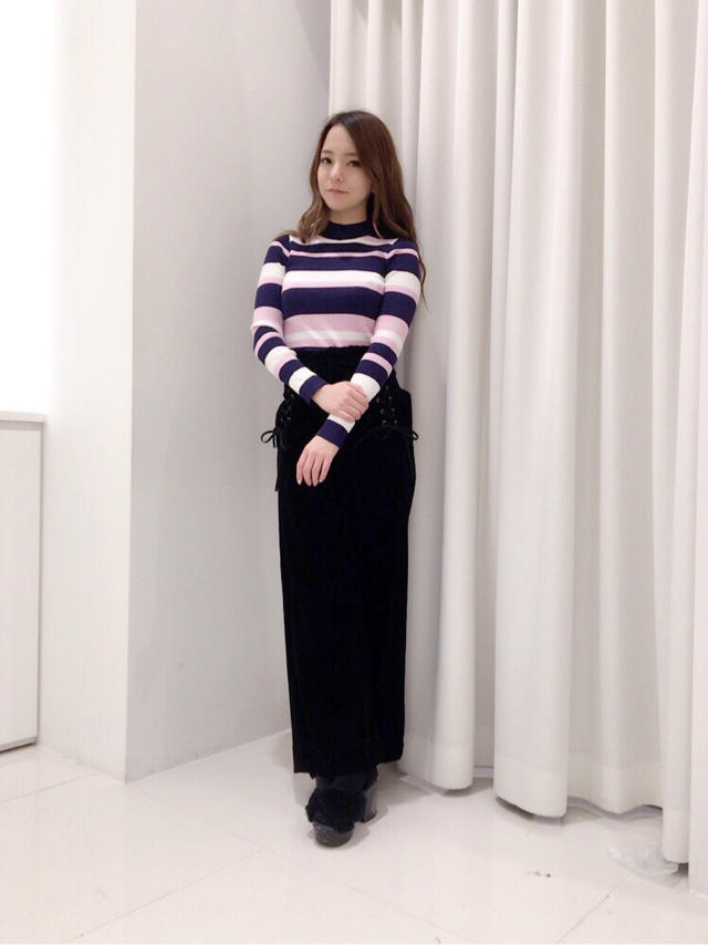 新作♡マルチボーダーニット♡りな