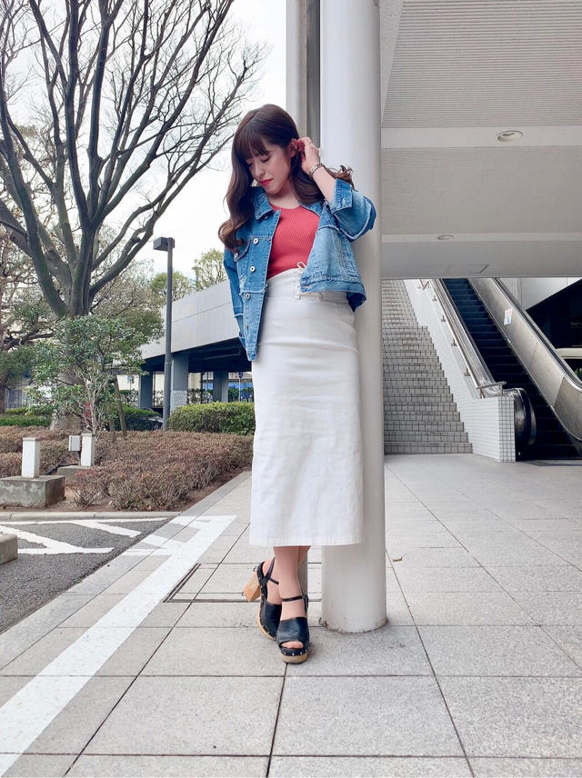 女性らしさを叶えるスピンドルタイトスカート♡ゆか