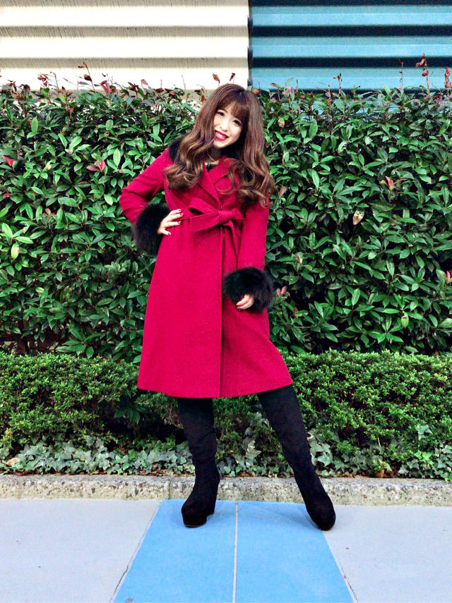 上品に♡ウールロングコート♡♡かなこ