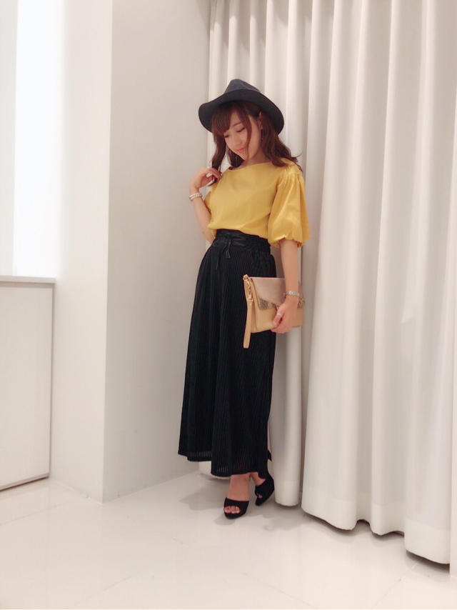 バルーン袖でスタイルカバー❤︎かなこ