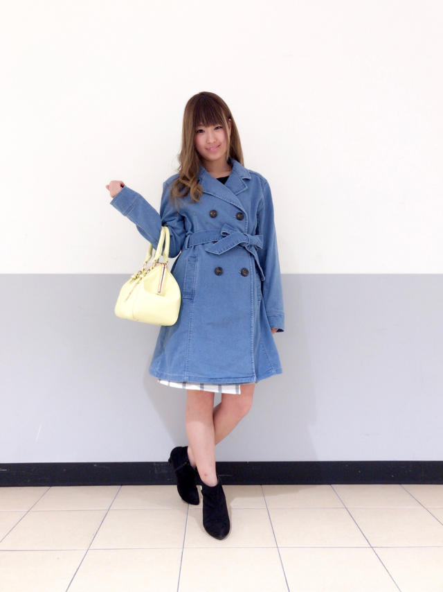 オシャレ感up♥デニムトレンチ♥はるか