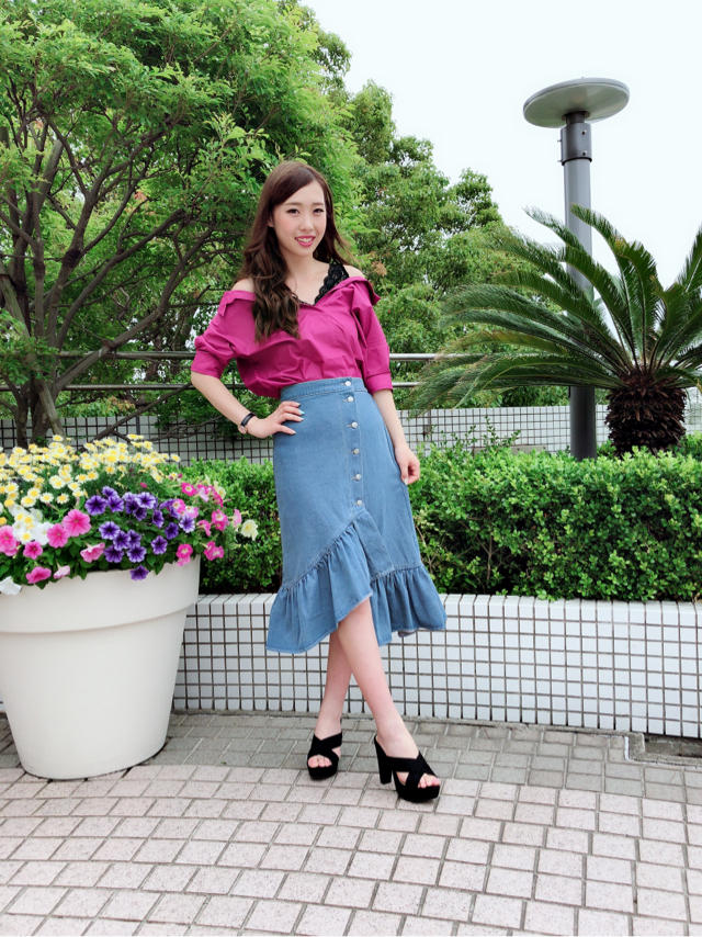 レースレイヤード風♡抜けシャツ