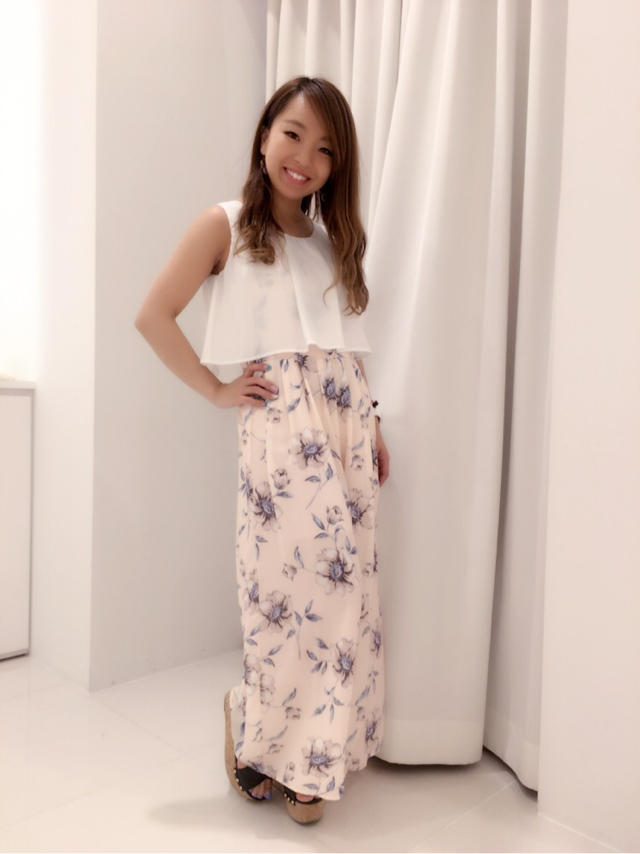 夏はこれ1枚！フラワー柄オールインワン♡みゆう