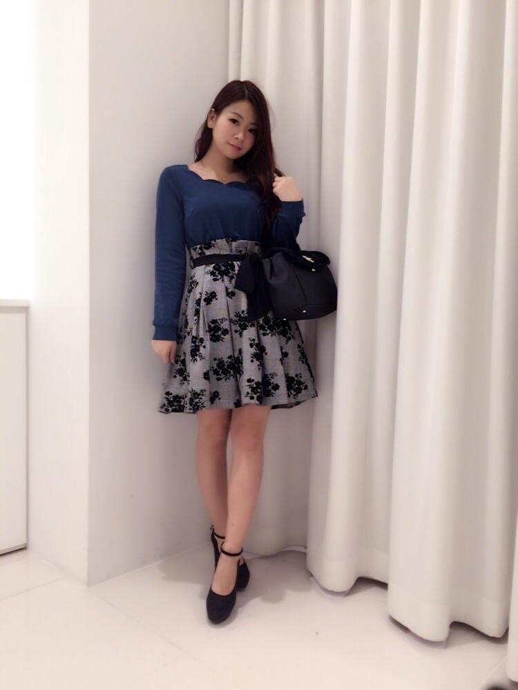 1枚で決まるっ‼︎スカラップ×フロッキーチェックOP♡