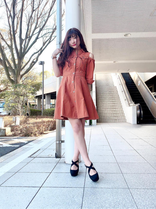 メリハリシルエットでスタイルup効果抜群♡なつみ