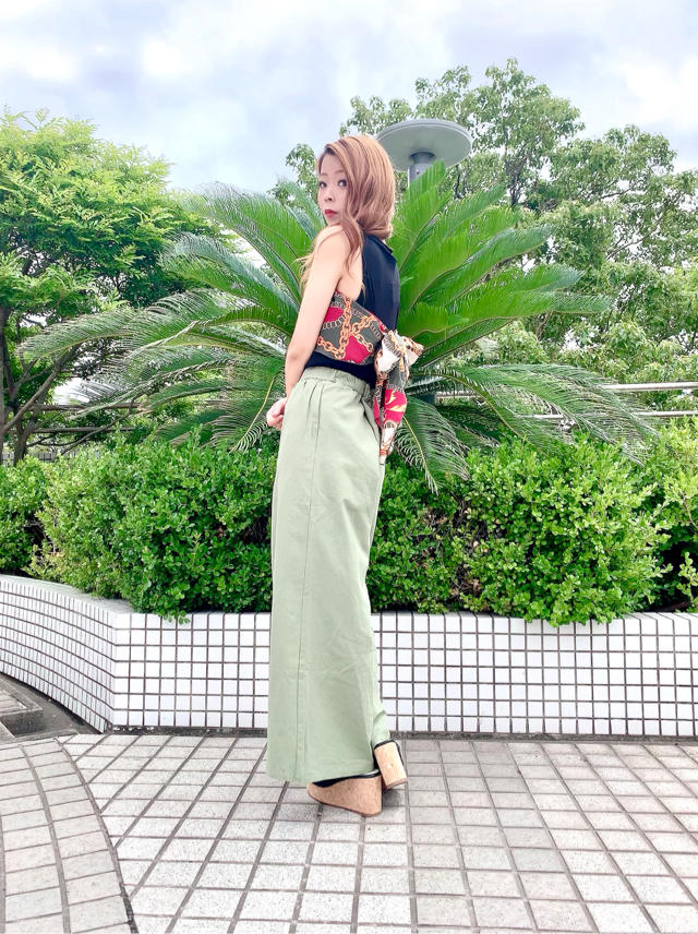 スカーフビスチェドッキングtops❤︎❤︎かなこ