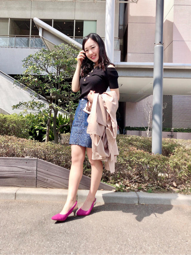 ミニスカ好き必見!!レオパードミニSK♡かなこ