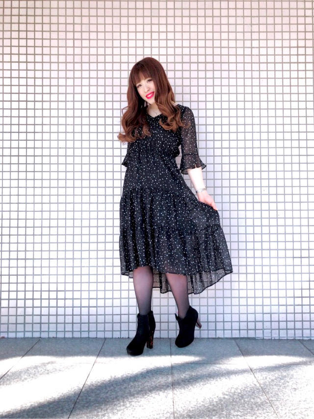 春まで使える星柄ワンピース＆トップス♡ゆか