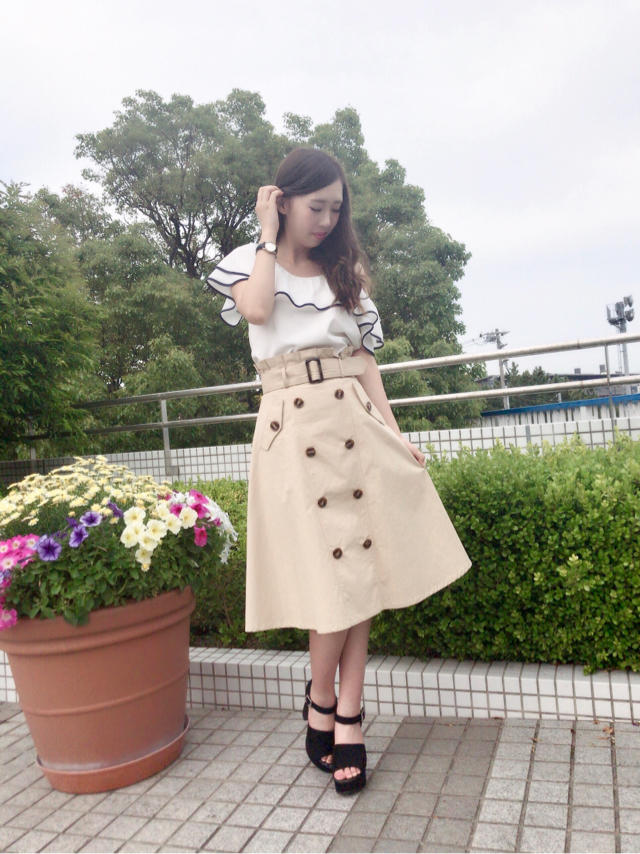 やっぱり大人気！！Newトレンチスカート♡なつみ